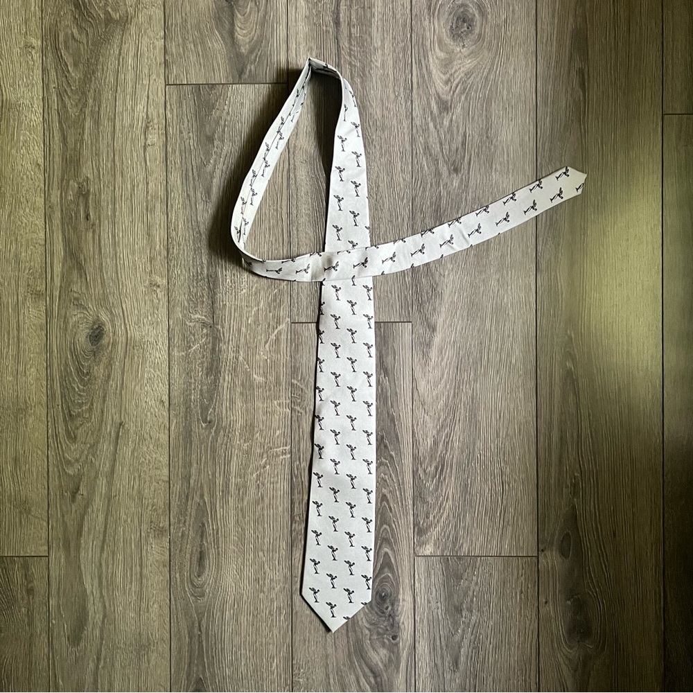 👼🏻Rolls-Royce Tie | Black “Spirit of Ecstasy” Angel silver tie menswear